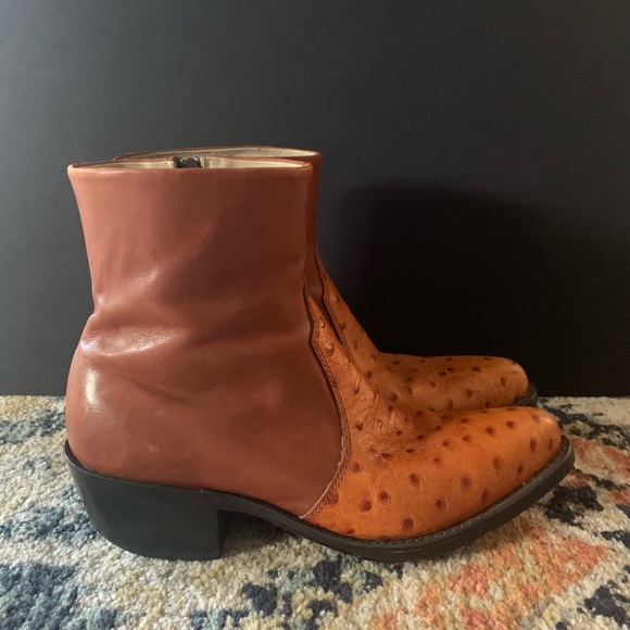 Vintage Durango Cowboy Boots Two Tone - Picture 3 of 7